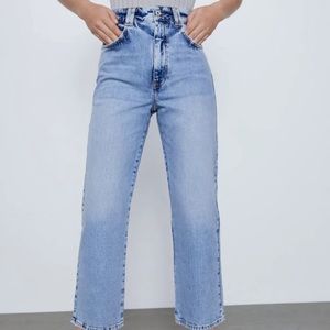 Zara Super High Rise Slim Vintage Jeans
